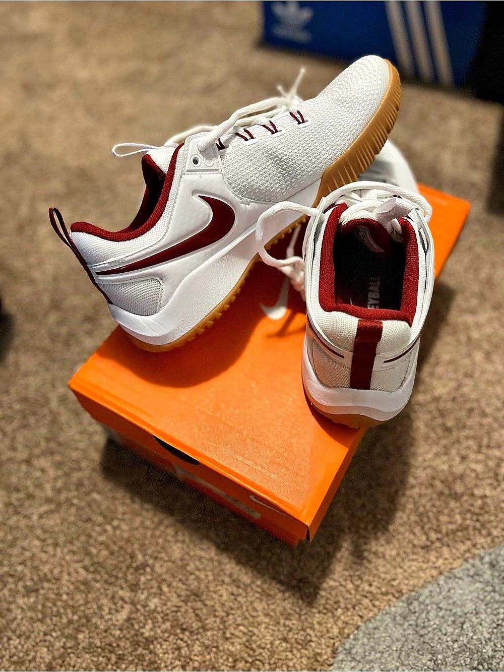 Nike Dunk Low SE Just Do It (White Phantom) & Red Sneakers